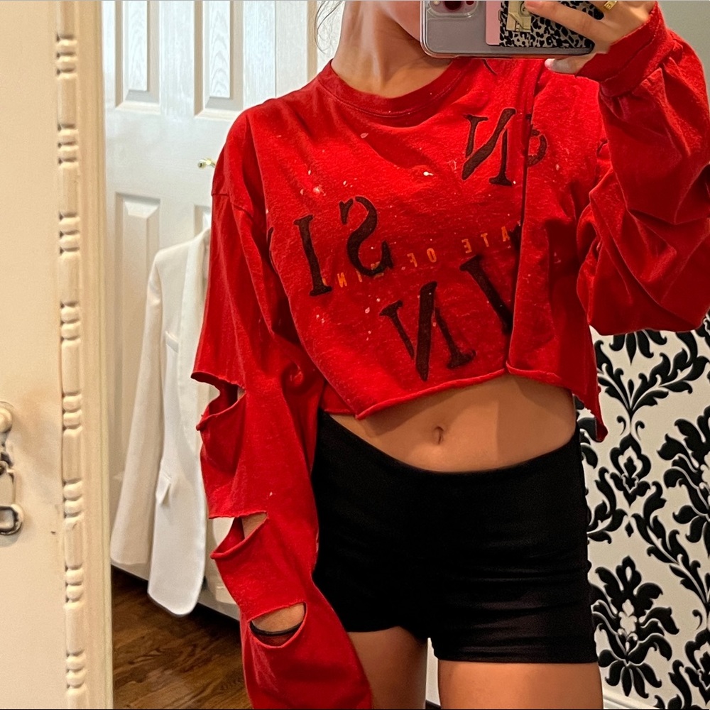 Cropped long sleeve